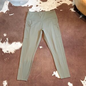 Apana Olive Green Leggings